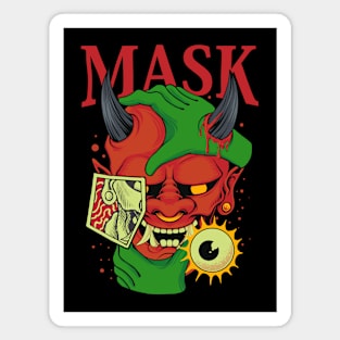 DEMON MASK Magnet